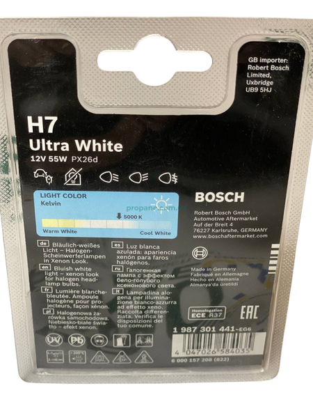 Автолампа Bosch Ultra White H7 12V 55W PX26d 1 987 301 441 (комплект 2шт) 0590 фото