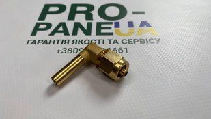 Штуцер з'єднувальний для трубки ПВХ Faro д.6мм на 8мм кутовий Гбо 0294 фото