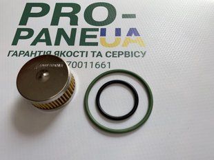 Фільтр вкладиш у редуктор Tomasetto ГБО2 та ГБО4 AT07 AT09 з резинками Італія! 0226 фото
