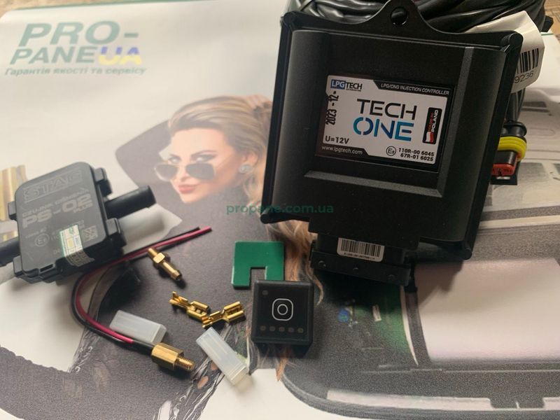 Комплект електроніки LPG TECH ONE 4 циліндра з мап сенсором ps-02 0410 фото