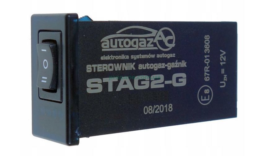 Перемикач газ/бензин ГБО 2 покоління кнопка Stag2-G карбюратор 0602 фото